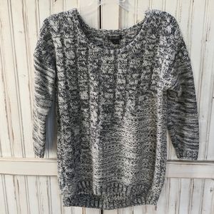 Lucky Brand, Navy and grey sweater. Size large